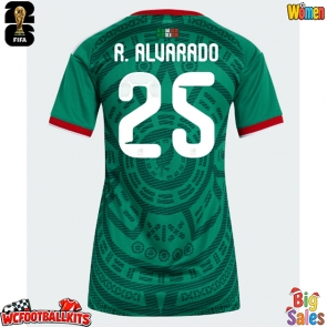 Mexico Roberto Alvarado #25 Replica Home Stadium Shirt for Women World Cup 2026 Short Sleeve